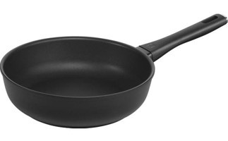 Zwilling Duraslide 662902460 Plastik Saplı Alüminyum 24 cm Kızartma Tava Siyah