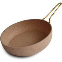 Öncü Metal Saplı Granit 24 cm Düz Tava Bej