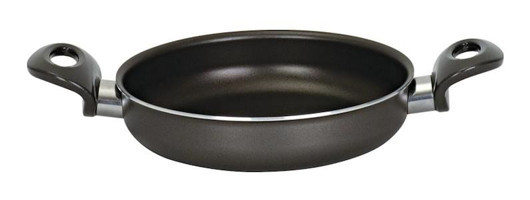 Mehtap Onyx Plastik Saplı Teflon 18 cm Sahan Tava Siyah