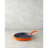English Home Hecha Döküm Saplı Demir Döküm 28 cm Grill Tava Turuncu