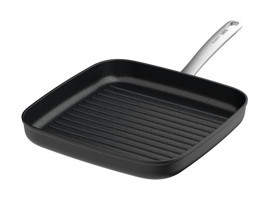 Berghoff Leo Kare Çelik Saplı Alüminyum 28 cm Grill Tava Siyah