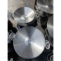 Robin Akyıl Metal Saplı Alüminyum 35 cm Saç Tava Gri