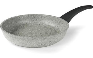 Flonal Dura Plastik Saplı Alüminyum 20 cm Düz Tava Gri