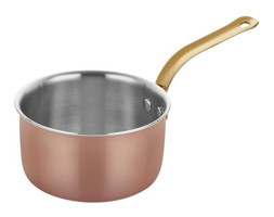 Altınbaşak Mini Çelik Saplı Bakır 12 cm Kaçerola Tava Bakır