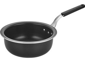 Altınbaşak Delta Plastik Saplı Alüminyum 22 cm Sos Tava Siyah