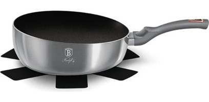 Berlinger Haus BH/6006 Plastik Saplı Alüminyum 26 cm Kızartma Tava Siyah