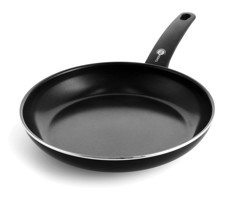 Greenpan Cambridge Plastik Saplı Seramik 28 cm Kızartma Tava Siyah