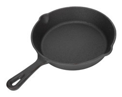 Zpshyd Mini Döküm Saplı Demir Döküm 10 cm Kızartma Tava Siyah