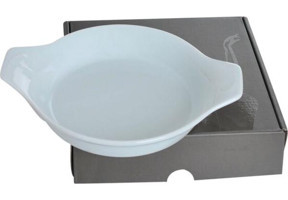 Porland Alumilite Porselen 17 cm Sahan Tava Beyaz
