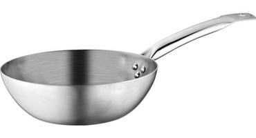 Altınbaşak Mini Çelik 28 cm Wok Tava Gri