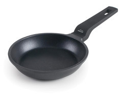 Lacor Mini 25163 Plastik Saplı Alüminyum 14 cm Kızartma Tava Siyah