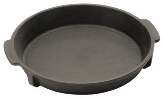 Outdoor Chef Aroma Döküm Saplı Demir Döküm 23 cm Düz Tava Siyah