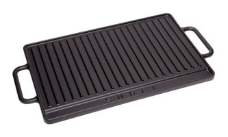 Sürel Dikdörtgen Döküm 26x42 cm Grill Tava Siyah