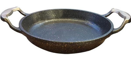 O.M.S 3248 Döküm Saplı Döküm 22 cm Sahan Tava Gri