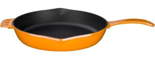 Lava Döküm 28 cm Kızartma Tava Turuncu
