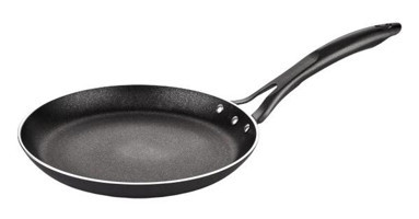 Novac Samuray Plastik Saplı Teflon 30 cm Krep Tava Siyah