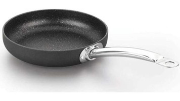 Korkmaz Proline Nero A1252 Çelik Saplı Teflon 24 cm Düz Tava Siyah
