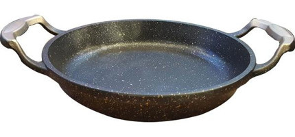 O.M.S Döküm Saplı Döküm 16 cm Sahan Tava Bronz