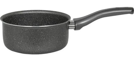 Mehtap Plastik Saplı Granit 16 cm Sos Tava Gri