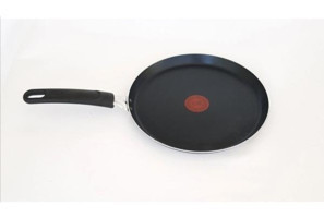 Tefal Simplicity+ Plastik Saplı Alüminyum 25x25 cm Krep Tava Siyah