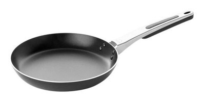 Altınbaşak Orkide Çelik Saplı Alüminyum 28 cm Krep Tava Siyah
