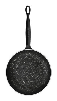Korkmaz Pro-Chef A2843 Plastik Saplı Granit 26 cm Düz Tava Siyah