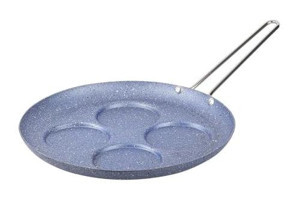 Tantitoni 4 Bölüm Çelik Saplı Granit 28 cm Pankek Tava Gri