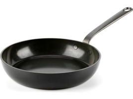 Greenpan Craft Çelik Saplı Granit 24 cm Düz Tava Siyah