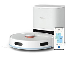 Philips XU2100/20 Haritalı Çöp İstasyonlu Moplu Hepa Filtreli Islak Kuru 2700 Pa Beyaz