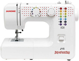 Janome J15 Mekanik Düz Dikiş Ev Tipi Dikiş Makinesi
