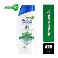 Head & Shoulders Mentol Ferahlığı Kepek Karşıtı Mentollü Kremli 2 si Bir Arada Şampuan 625 ml