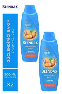 Blendax Güçlendirici Saç Güçlendirici Badem Yağlı Şampuan 2x500 ml