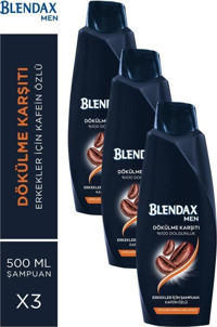 Blendax Kafein Özlü Saç Dökülmesine Karşı Erkek Şampuan 3x500 ml