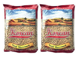 Korcan Yeşil Mercimek 2x1 kg