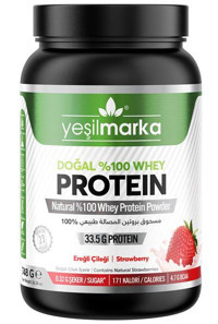 Yeşilmarka Çilekli Whey Protein Tozu 748 gr