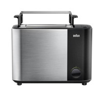 Braun Id Clollection Ht5015bk 4 Dilim Kırıntı Tepsisi Telli 1000 W Gri Mini Ekmek Kızartma Makinesi
