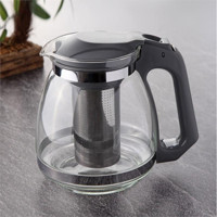 Tohana Thn81502 Cam Mini Çaydanlık Siyah-Şeffaf