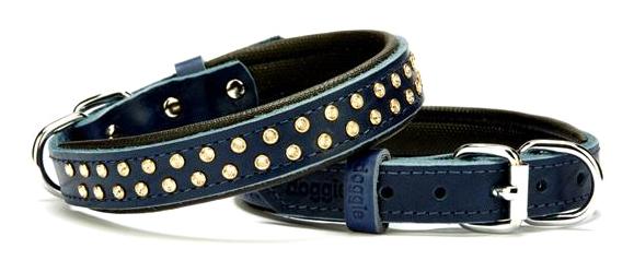 Doggie 32-39 CM Ayarlanabilir Boyun Tasması Gezdirme Köpek Tasması Mavi
