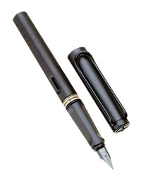 Lamy Safari Pistonlu Plastik Doldurulabilir Siyah Dolma Kalem