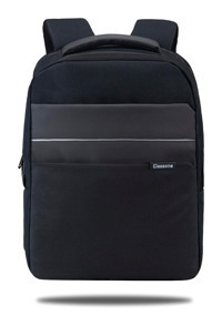 Classone Messina BP-MS500 15.6 inç Kumaş Su Geçirmez Sırt Laptop Çantası Siyah