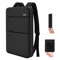 Zinz B05K01 15.6 inç Pet Su Geçirmez Sırt Laptop Çantası Siyah