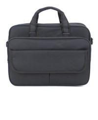 Case Club Basic 15.6 inç Kumaş Su Geçirmez El-Omuz Laptop Çantası Siyah