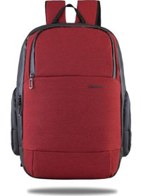 Classone Parma BP-IT805 15.6 inç Kumaş Su Geçirmez Sırt Laptop Çantası Bordo