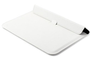 Szykd 11 inç Deri Su Geçirmez Kılıf Laptop Çantası Beyaz