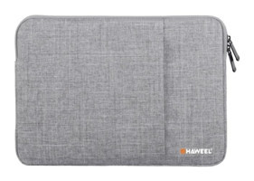 Haweel 13 inç Oxford Kumaş Su Geçirmez Kılıf Laptop Çantası Gri