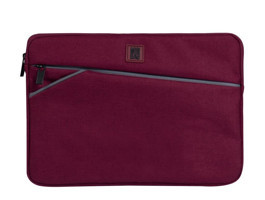 Minbag Alice 13 inç Suni Deri Su Geçirmez Kılıf Laptop Çantası Bordo