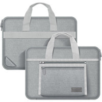 Novstrap Sleeve 13 inç Oxford Kumaş Su Geçirmez Kılıf Laptop Çantası Gümüş