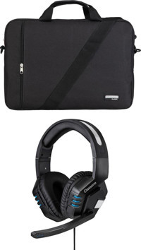 Classone Wtxpro WTX200 15.6 inç Kumaş Su Geçirmez El-Omuz Laptop Çantası Siyah