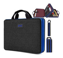 Zinz B03BL01 15.6 inç Polyester Su Geçirmez El-Omuz Laptop Çantası Siyah