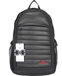 Case Club Basic 15.6 inç Kumaş Su Geçirmez Sırt Laptop Çantası Kırmızı-Siyah
